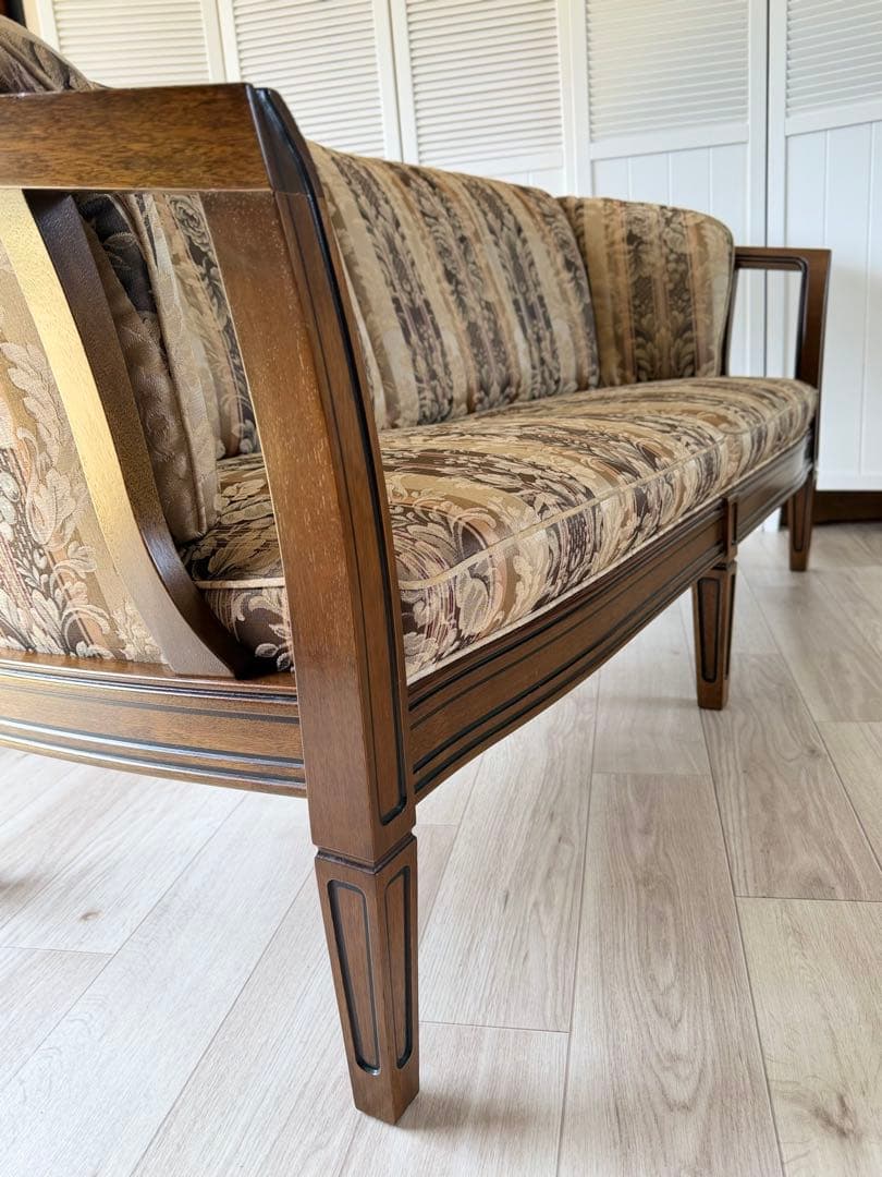 あや　マルニ木工 地中海ロイヤル シャルル アームチェア 2人/3人掛け