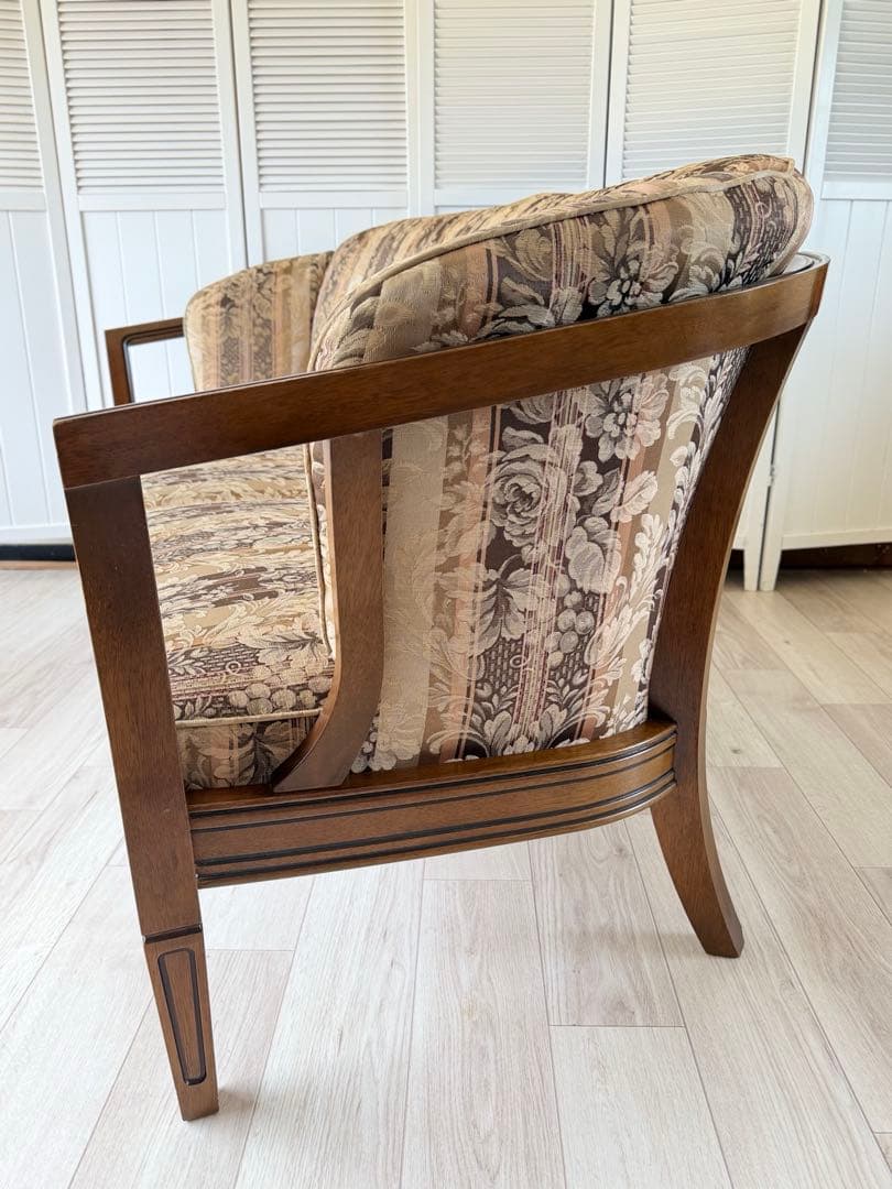 あや　マルニ木工 地中海ロイヤル シャルル アームチェア 2人/3人掛け