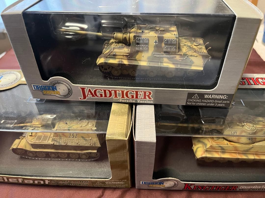 1/72ドイツ　戦車完成品6点