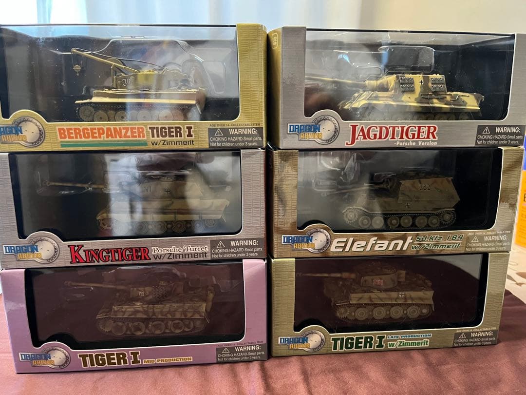 1/72ドイツ　戦車完成品6点