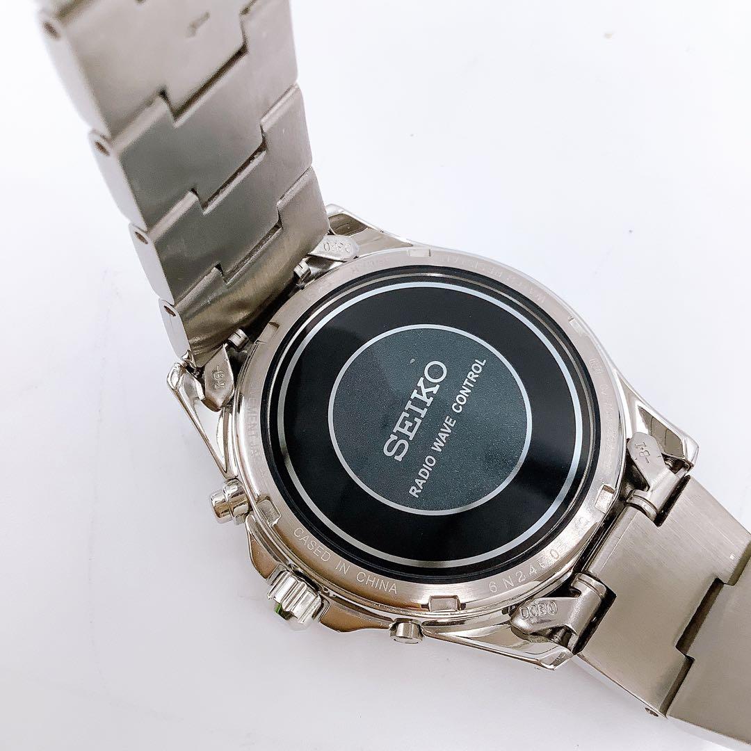 ほぼ新品✨セイコー スピリット 腕時計 メンズ ソーラー サファイアガラス 防水