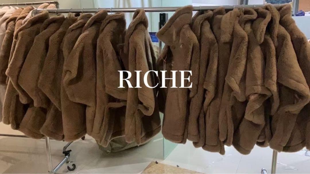 新品未使用 ベアポンチョ　アルパカ素材 ライトブラウン テディベア ケープ