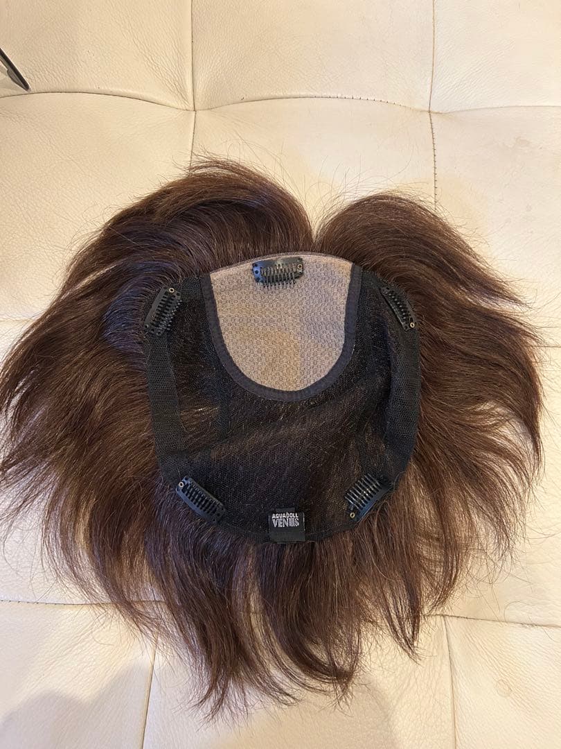 アクアドール６分ウィッグ　人毛100パーセント　ショート