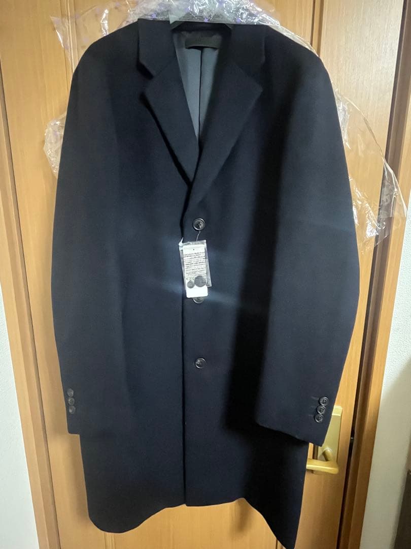 【新品】UNIQLO ウール カシミヤ チェスターコート ネイビー