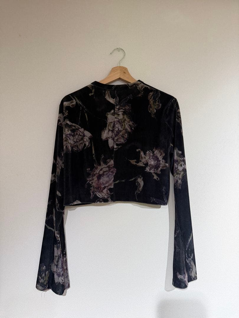 ワンピース DRY FLOWER VELOUR DRESS