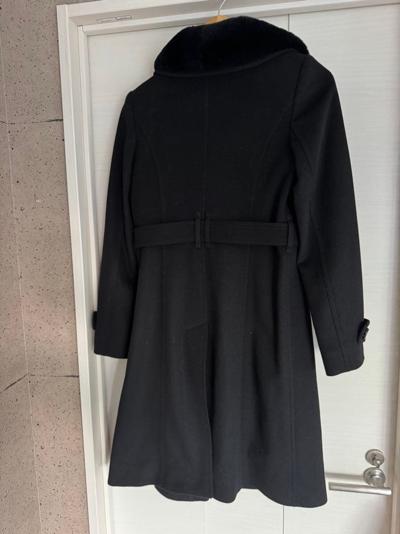 Burberry ブラック コート 36