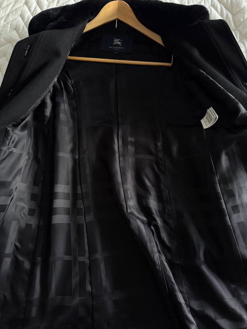 Burberry ブラック コート 36