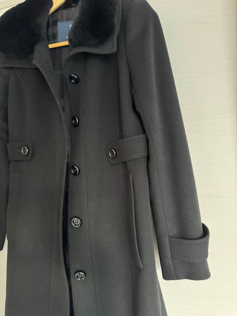 Burberry ブラック コート 36