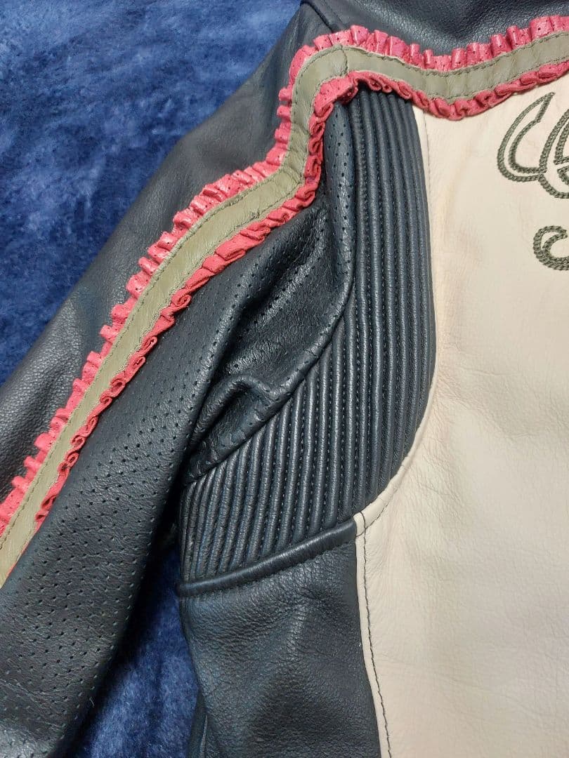 Harley Davidson レザージャケット パーカー レディースL メンズ