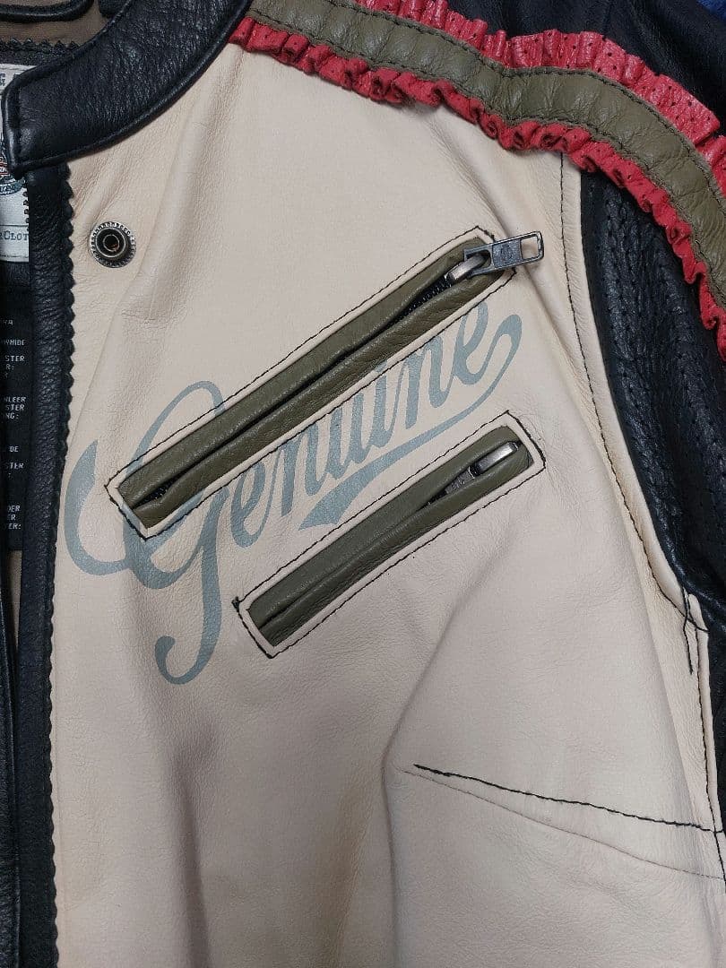 Harley Davidson レザージャケット パーカー レディースL メンズ