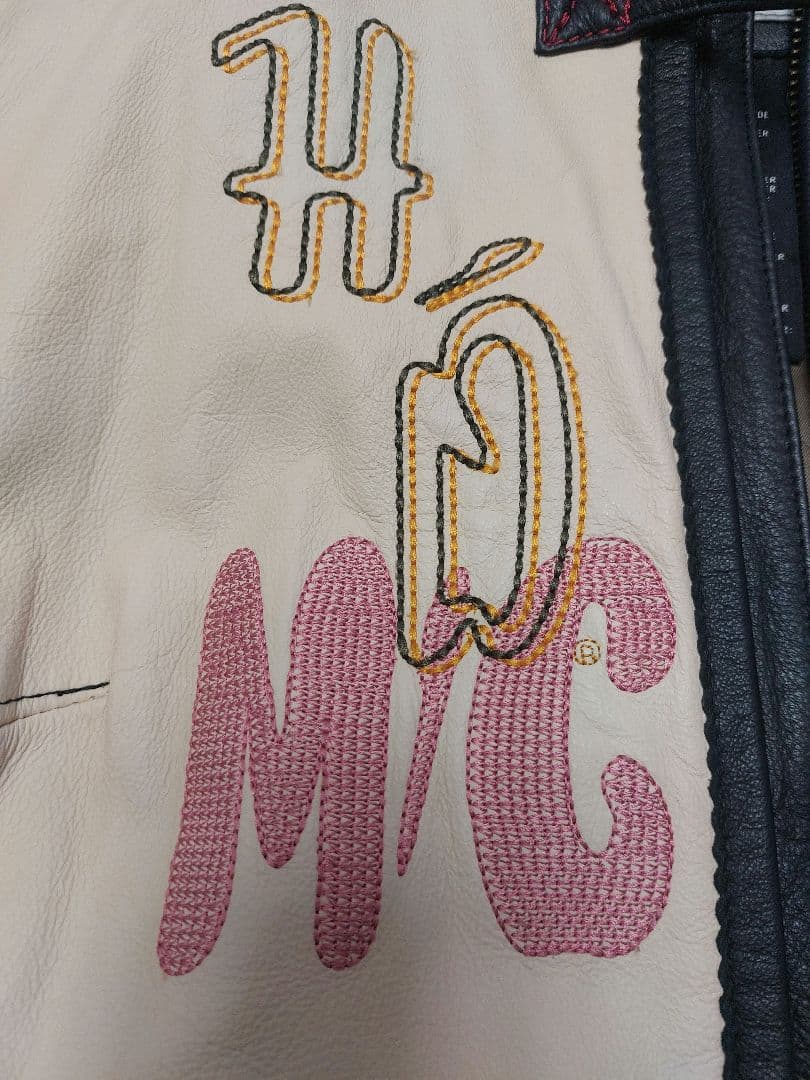 Harley Davidson レザージャケット パーカー レディースL メンズ