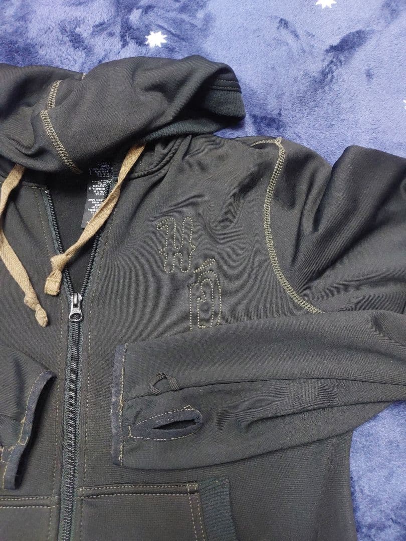 Harley Davidson レザージャケット パーカー レディースL メンズ