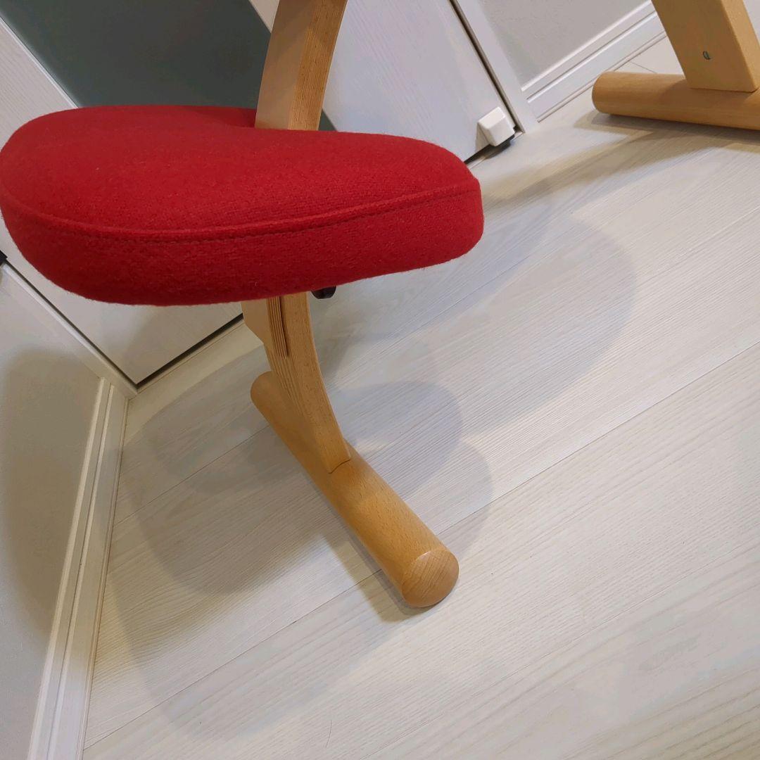 バランスラボ バランスチェア バランスイージー レッド 良品