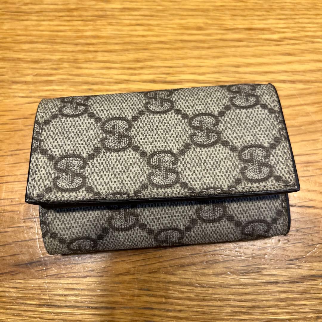 【未使用】GUCCI 箱付　キーケース 6連 GG柄　グッチ