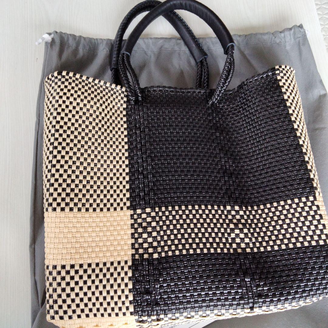 新品　WOVEN ウーヴン メルカドバッグ かごバッグ