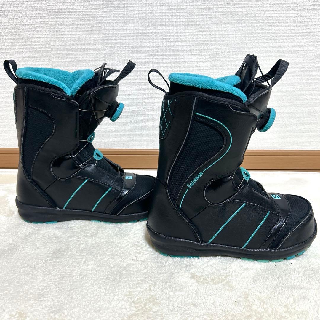 ✨美品✨ SALOMON スノーボードブーツ 22.5cm PEARL BOA