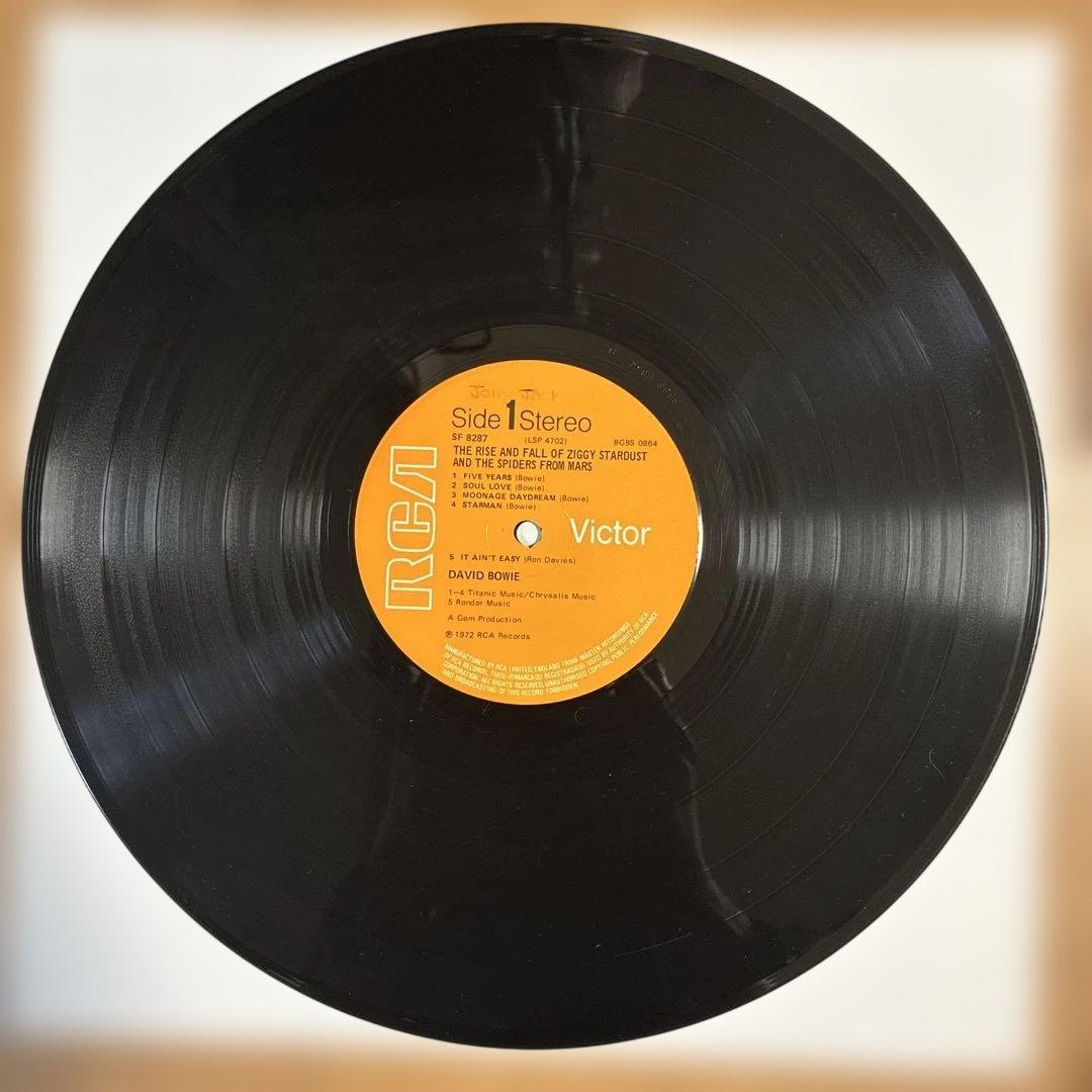 デヴィッドボウイ 名盤 レコード ジギースターダスト UKオリジナル盤