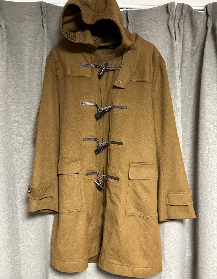 英国製　マッキントッシュ 一枚仕立て　ウール　カシミア 　ダッフルコート