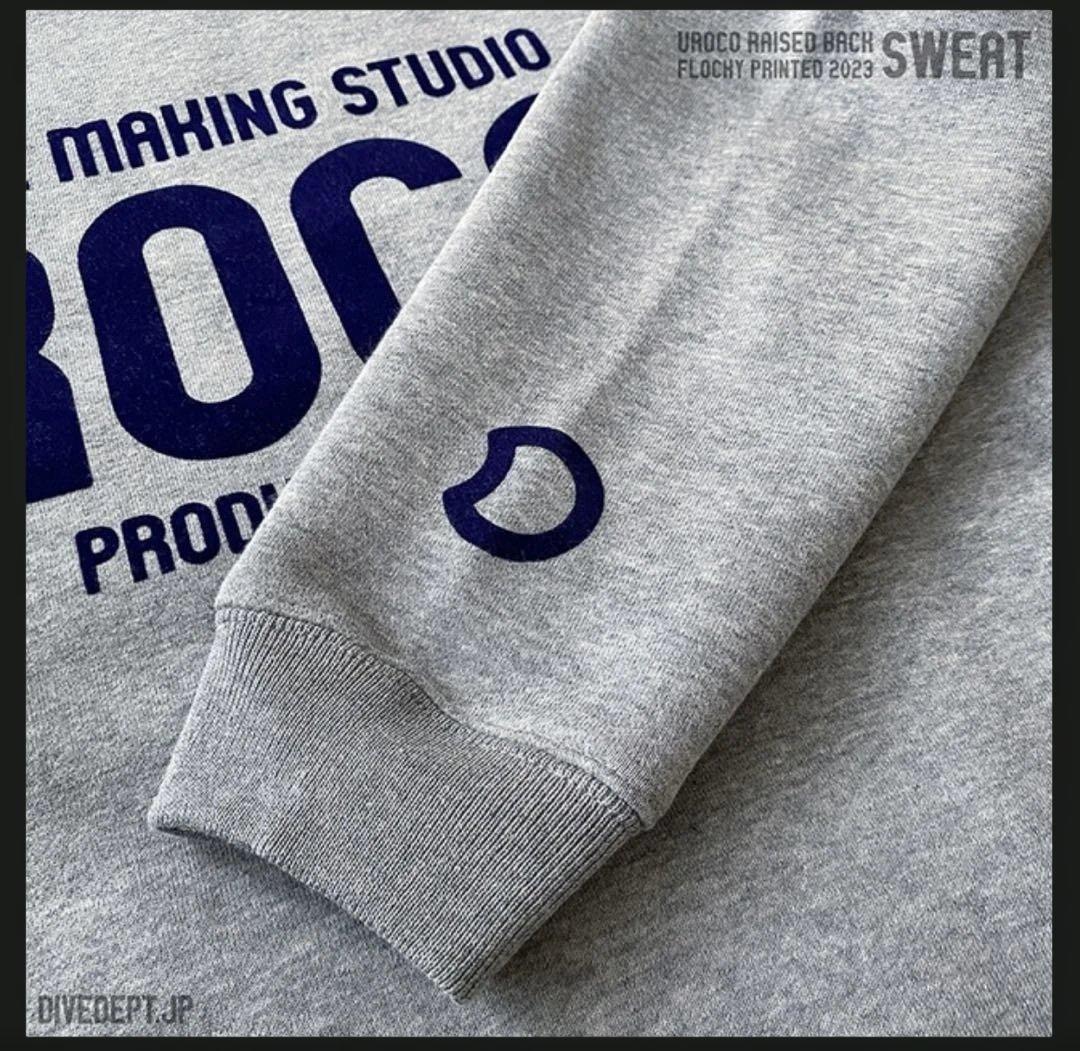 新品未開封 完売品 UROCO 裏起毛スウェット　XXL グレー