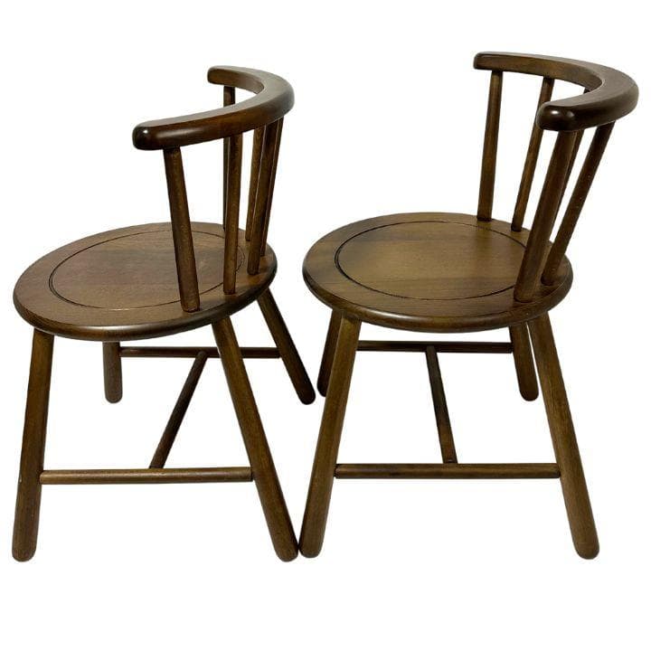 KOIZUMI 小泉産業 ウィンザーチェア 2脚セット 木製 ダイニングチェア
