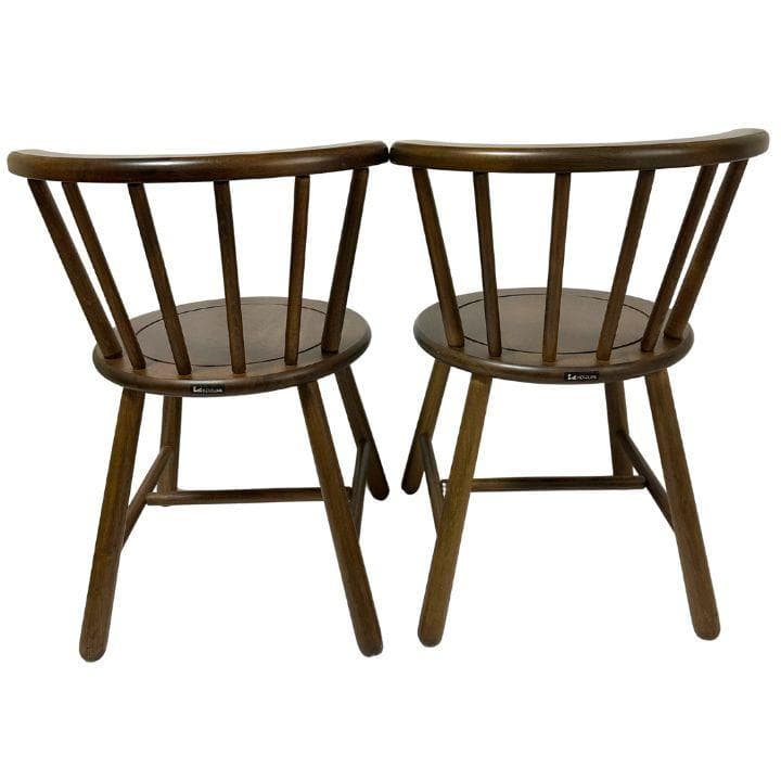 KOIZUMI 小泉産業 ウィンザーチェア 2脚セット 木製 ダイニングチェア