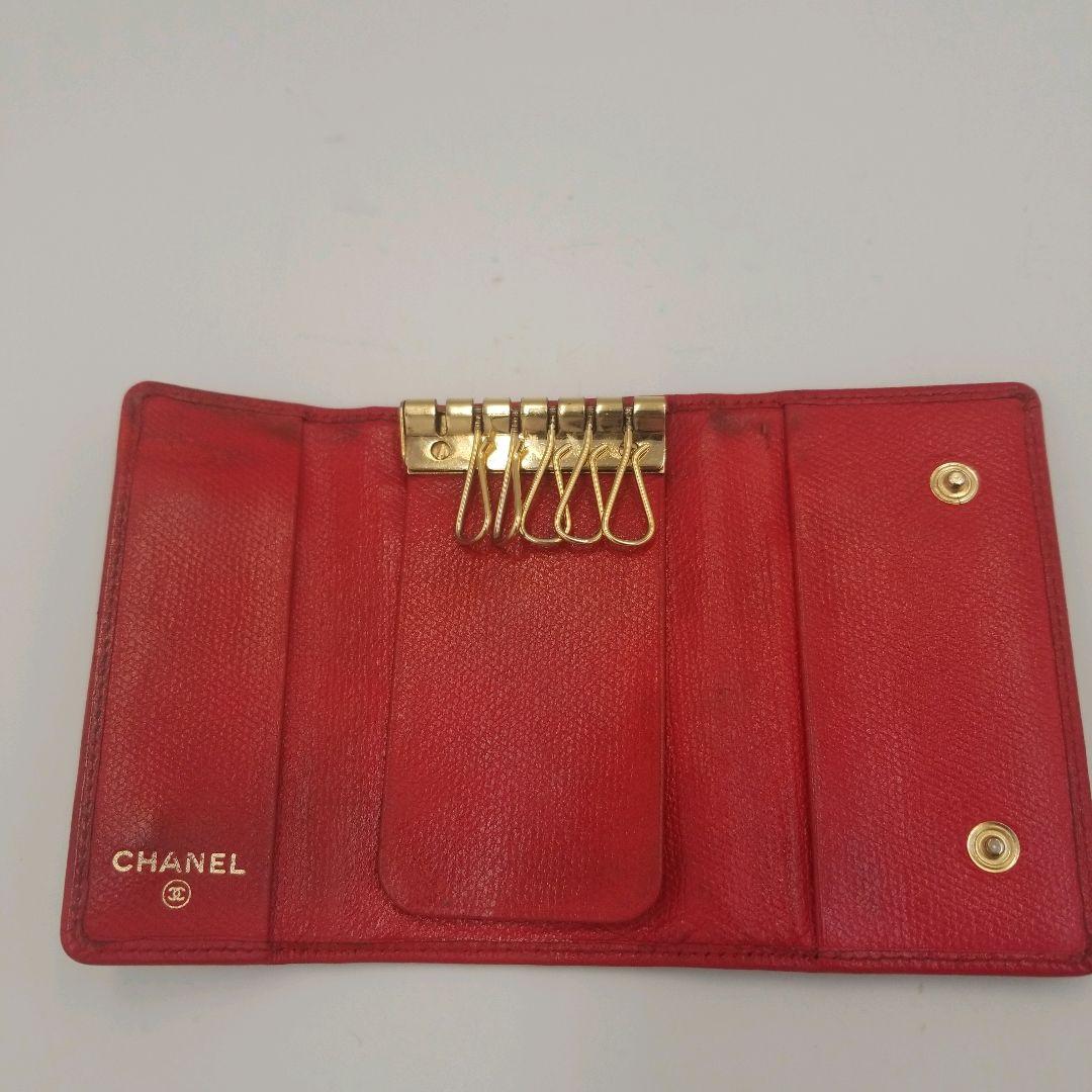 シャネル　CHANEL　6連　キーケース　ココマーク　ギャランティ