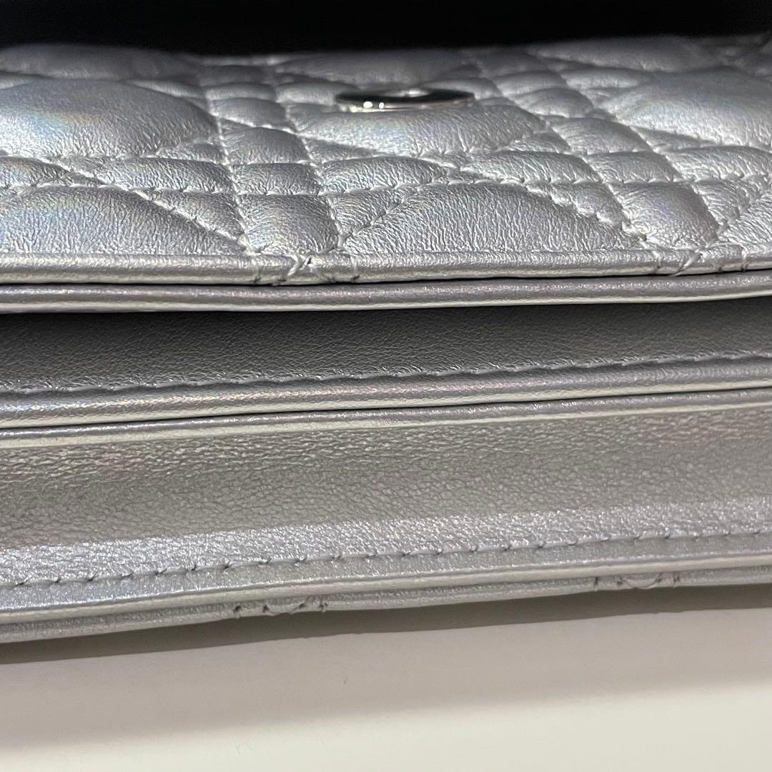 DIOR My Dior ミニバッグ ラムスキン ショルダーバッグ シルバー