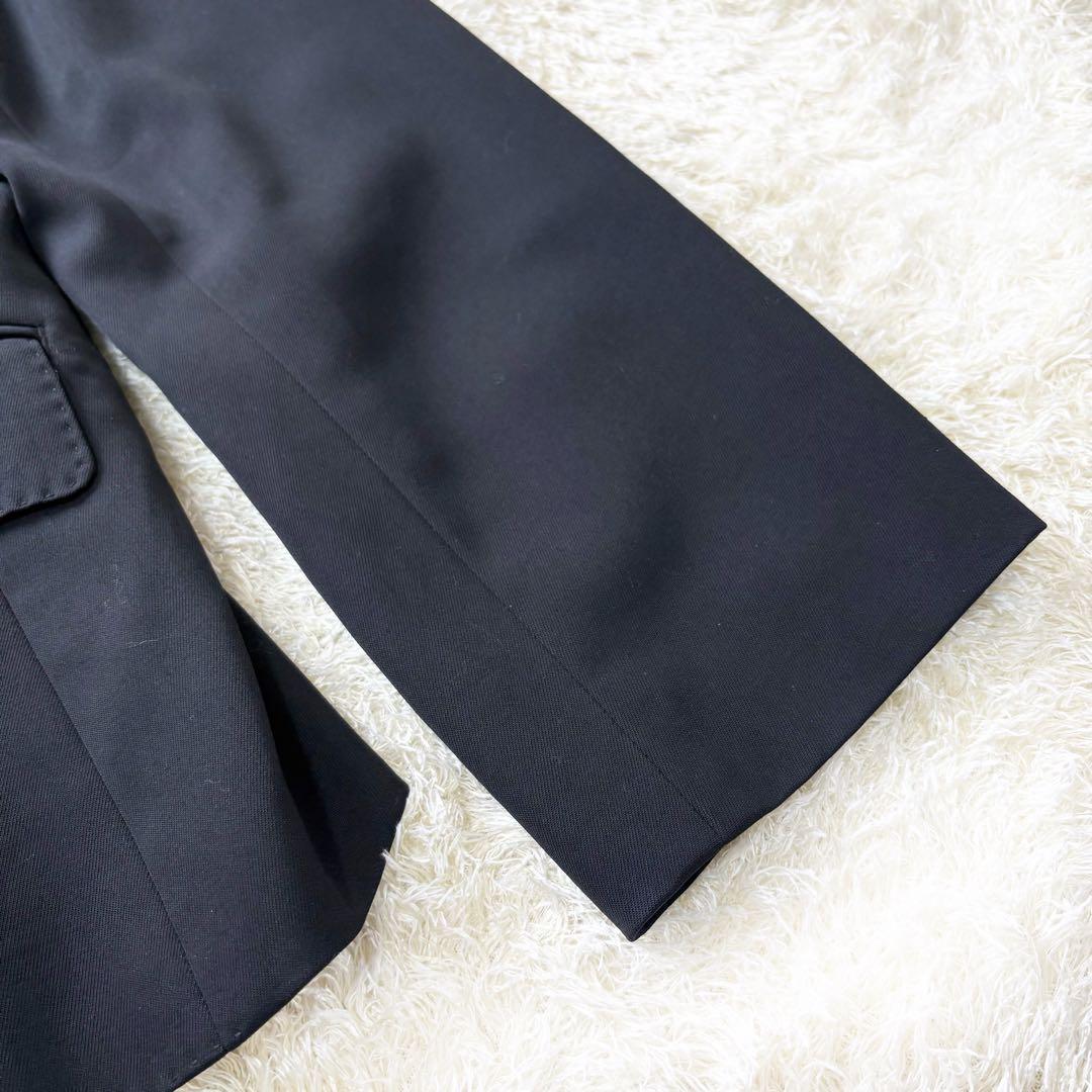 【美品】23区　スーツ　セットアップ　ブラック　大きいサイズ　上50下46 希少