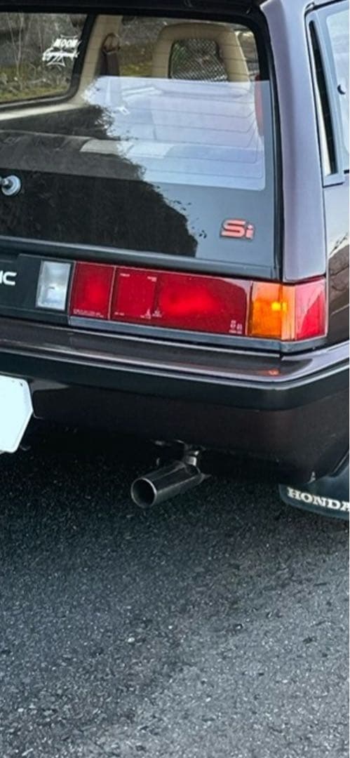 ぺ*ぺ様 ワンダーシビック　ワンオフマフラー　E-AT シビック　USDM JD