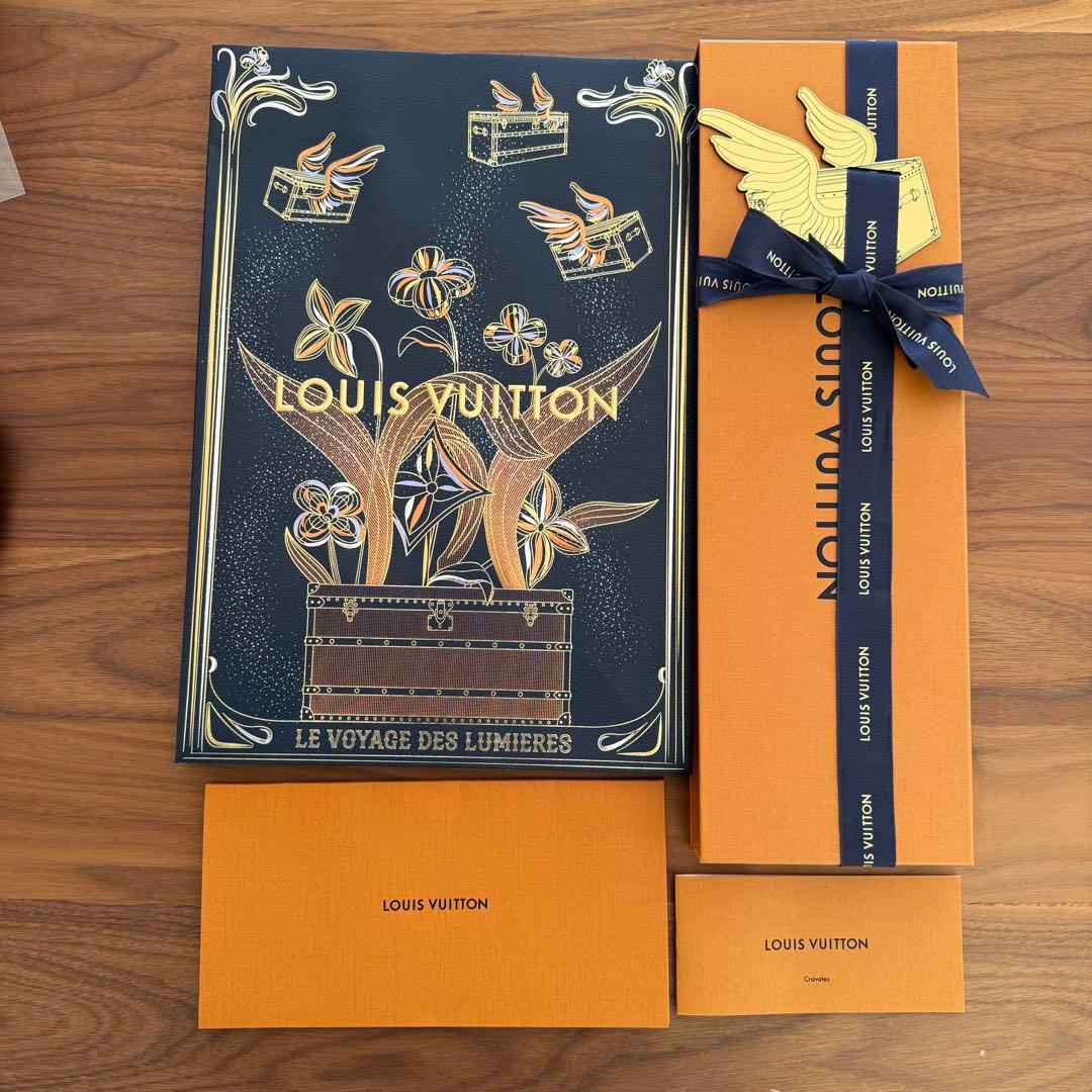 新品　LOUIS VUITTON（ルイヴィトン）　ネクタイ　ネイビー　８cm