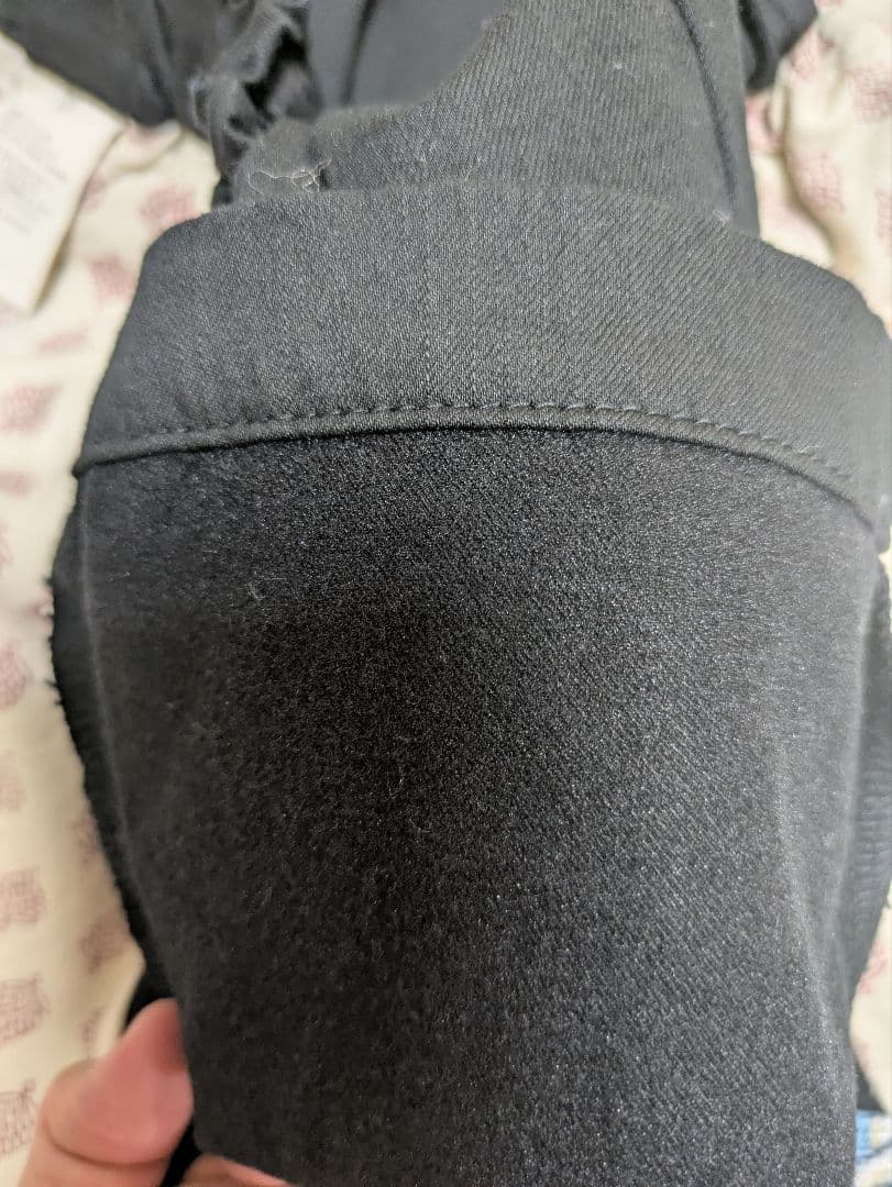 新品タグ付！Brocante ブロカント コクパンツ　ブラック　裏起毛　あったか