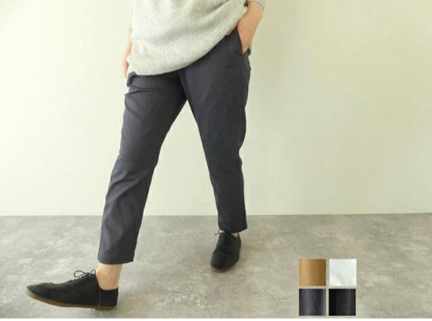 新品タグ付！Brocante ブロカント コクパンツ　ブラック　裏起毛　あったか