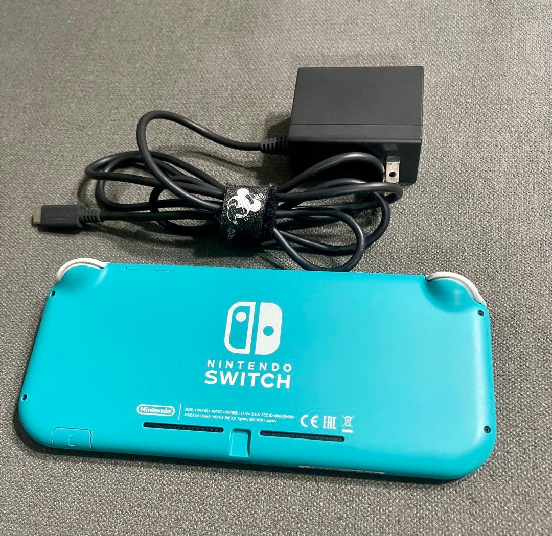 【初期化済み】Nintendo Switch ライト 本体のみ ターコイズ　水色