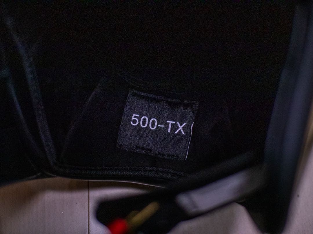 XXL極小帽体　500TX スモールジェット　黒エイジングアイボリーフレア