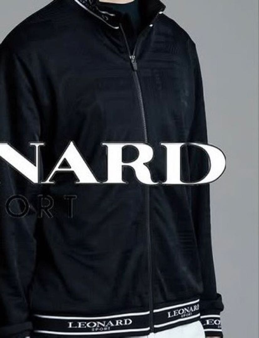 近年美品 レオナール 薄手 ブルゾン ジップアップ 42