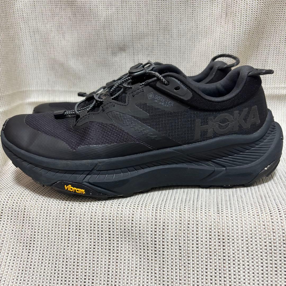 HOKA Transport GTXトレイルランニングシューズ 黒 25.0cm
