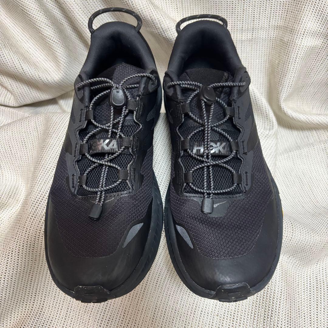 HOKA Transport GTXトレイルランニングシューズ 黒 25.0cm