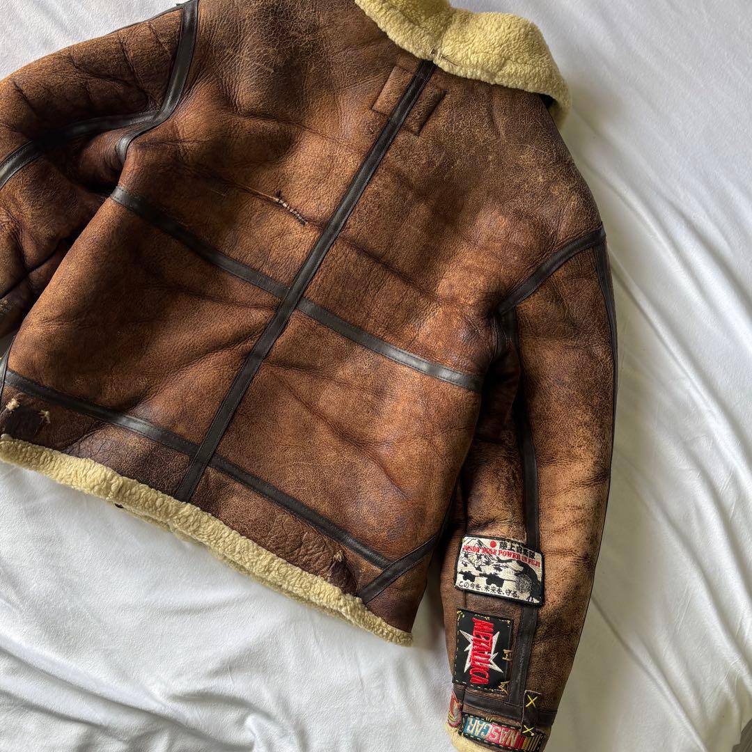 ジャケット・アウター old dog fight b-3 leather jacket