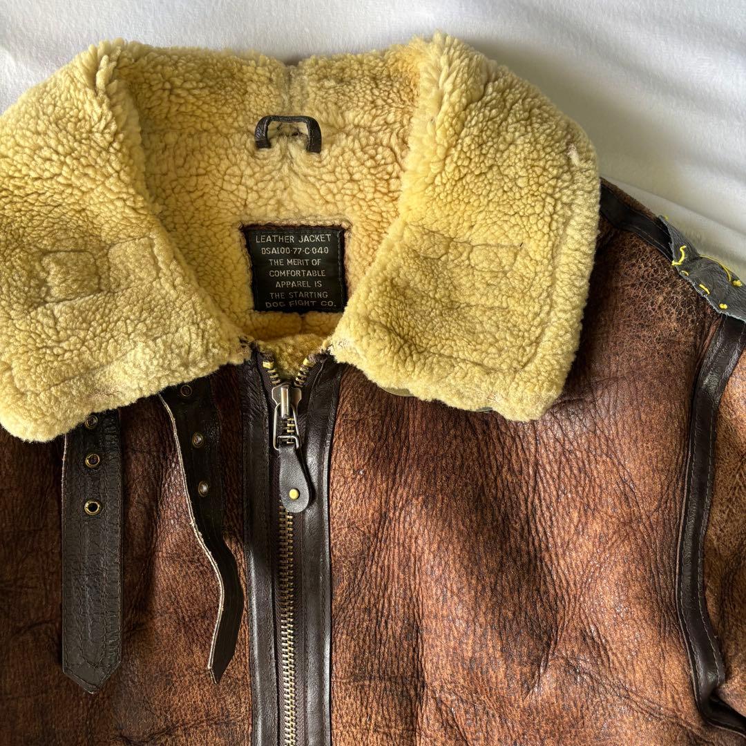 ジャケット・アウター old dog fight b-3 leather jacket