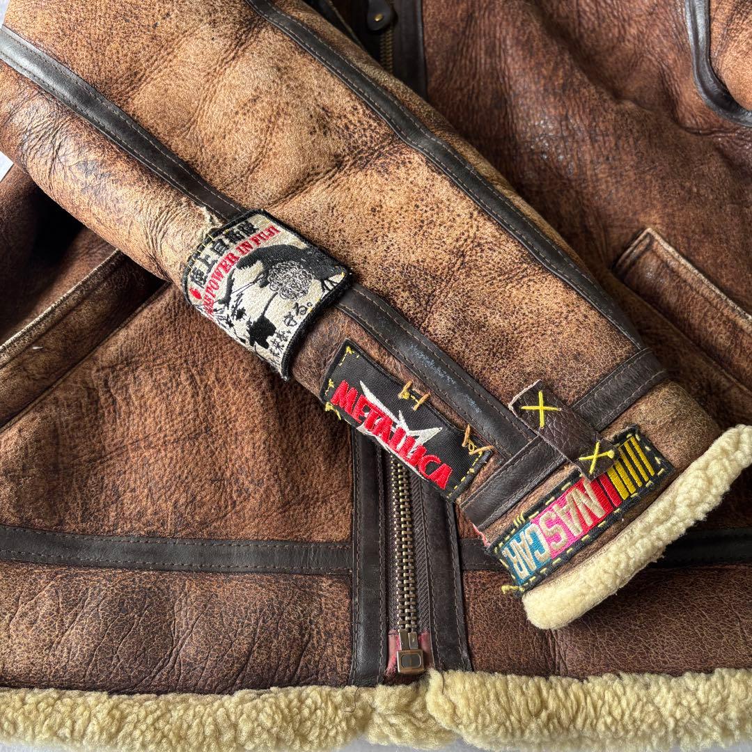 ジャケット・アウター old dog fight b-3 leather jacket