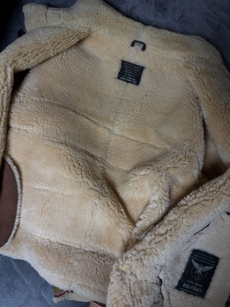 ジャケット・アウター old dog fight b-3 leather jacket