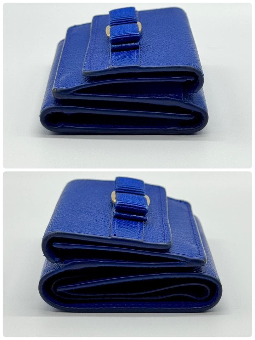 Salvatore Ferragamo フェラガモ 三つ折り財布 ヴァラ 箱付き