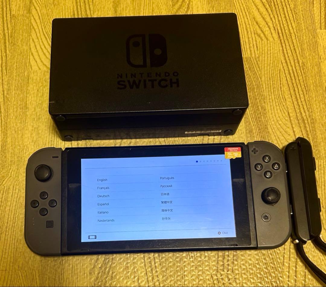 た*き様 ジャンク品 Nintendo Switch 本体 マイクロSDカード付