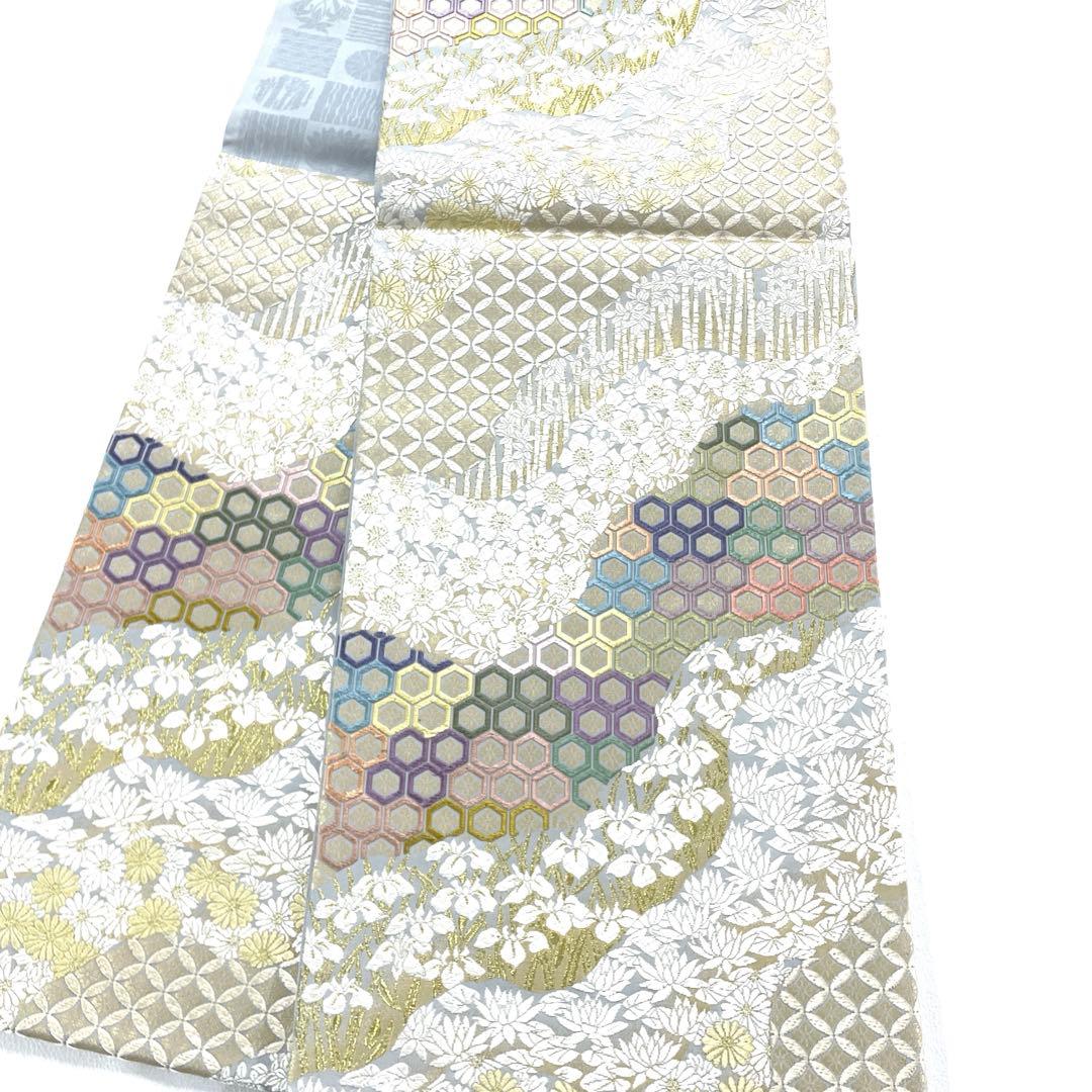 専用帯6223 6116 二点セット ●丸勇謹製 高級 正絹 六通 袋帯