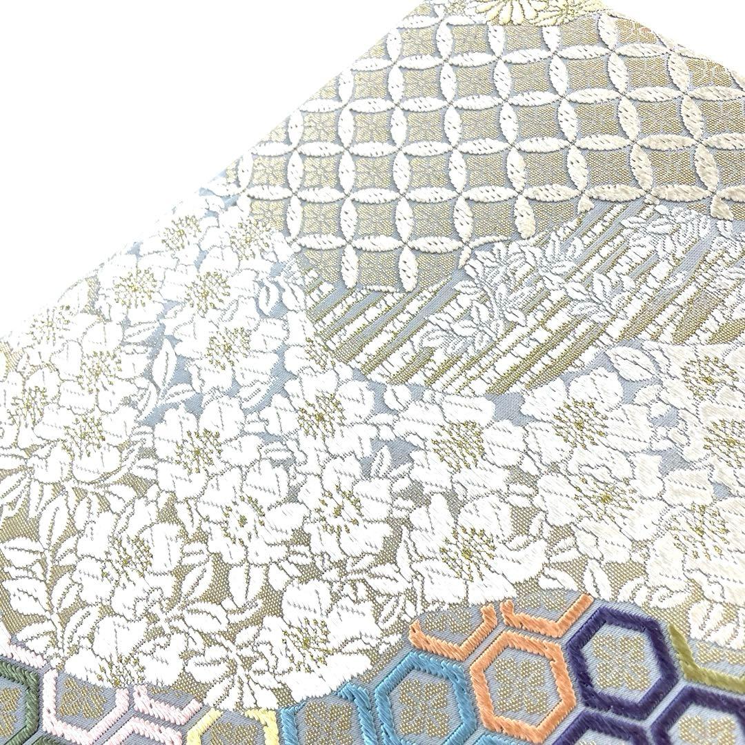 専用帯6223 6116 二点セット ●丸勇謹製 高級 正絹 六通 袋帯