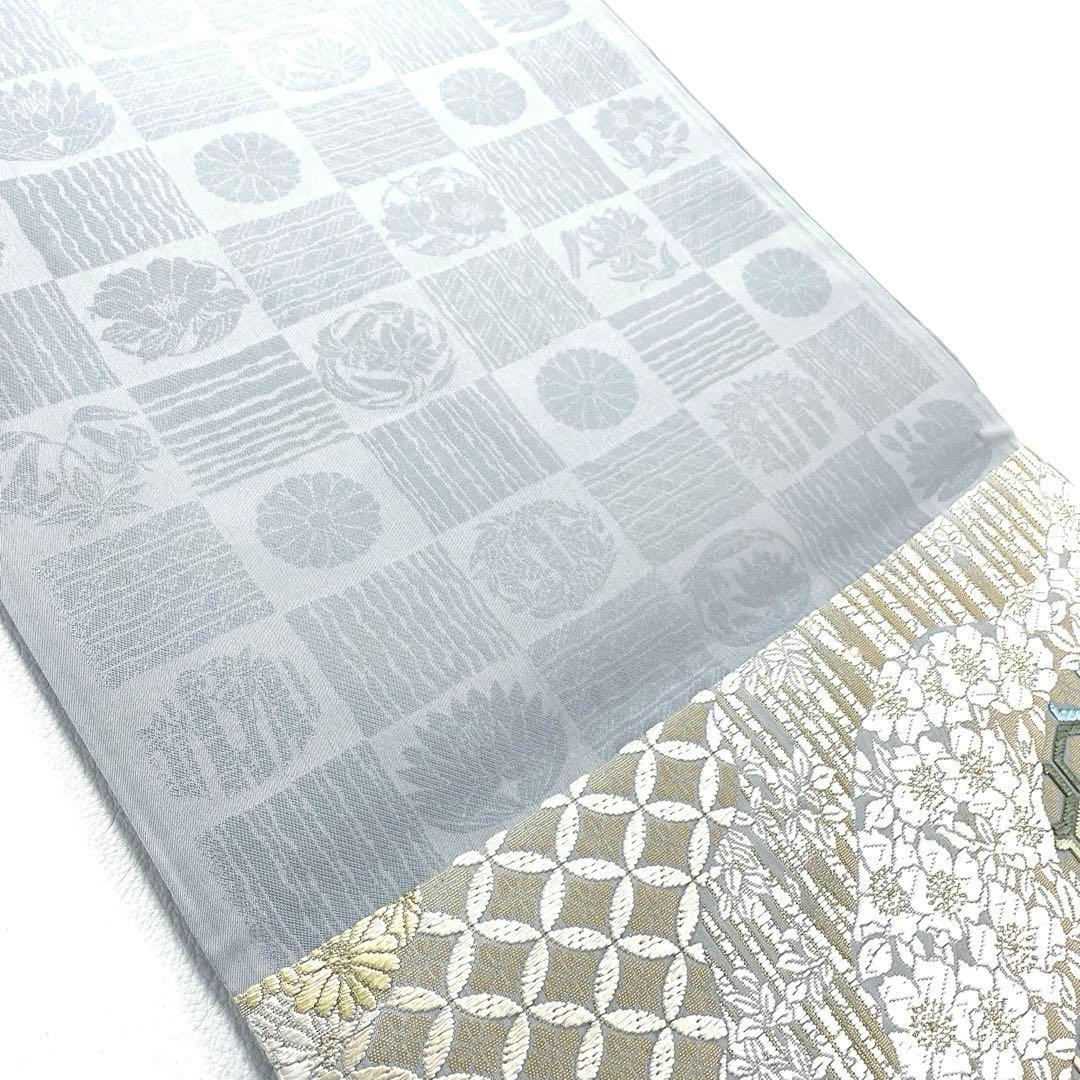 専用帯6223 6116 二点セット ●丸勇謹製 高級 正絹 六通 袋帯