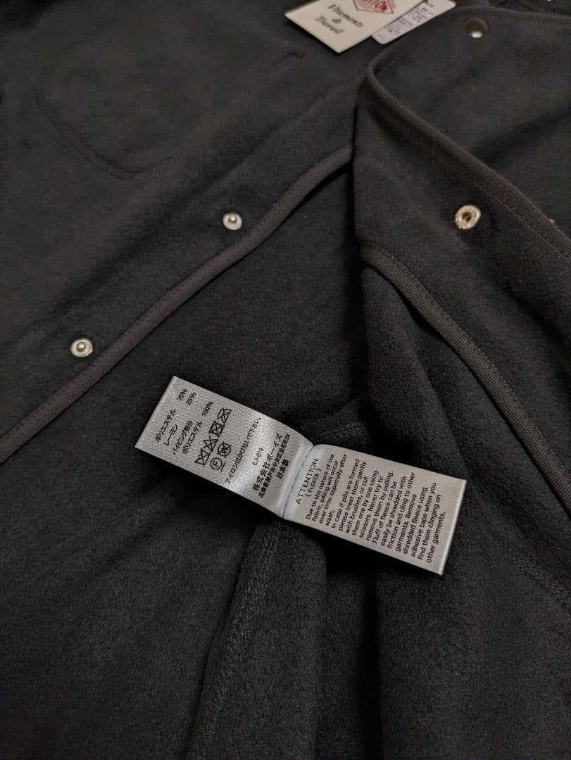 [タグ付き、未使用品]　ダントン 　ノーカラージャケット レディース38