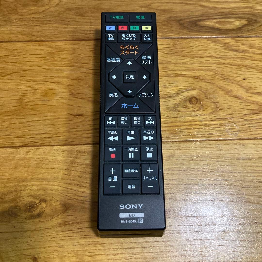 SONY ブルーレイレコーダー BDZ-EW1100 リモコン付き 動作確認済