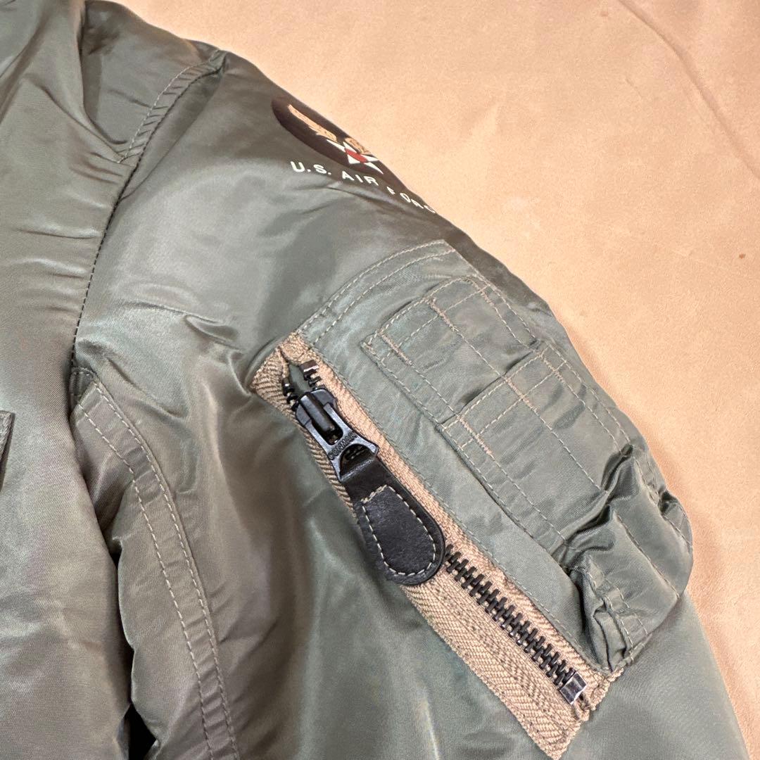 REAL SIMONS MA-1ジャケット オリーブグリーン