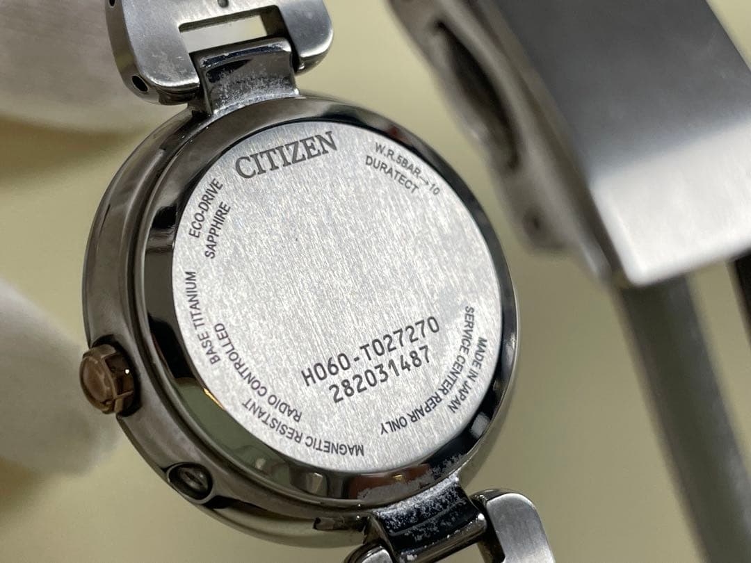シチズン CITIZEN XC クロスシー エコドライブ 腕時計 デイトダイヤ付